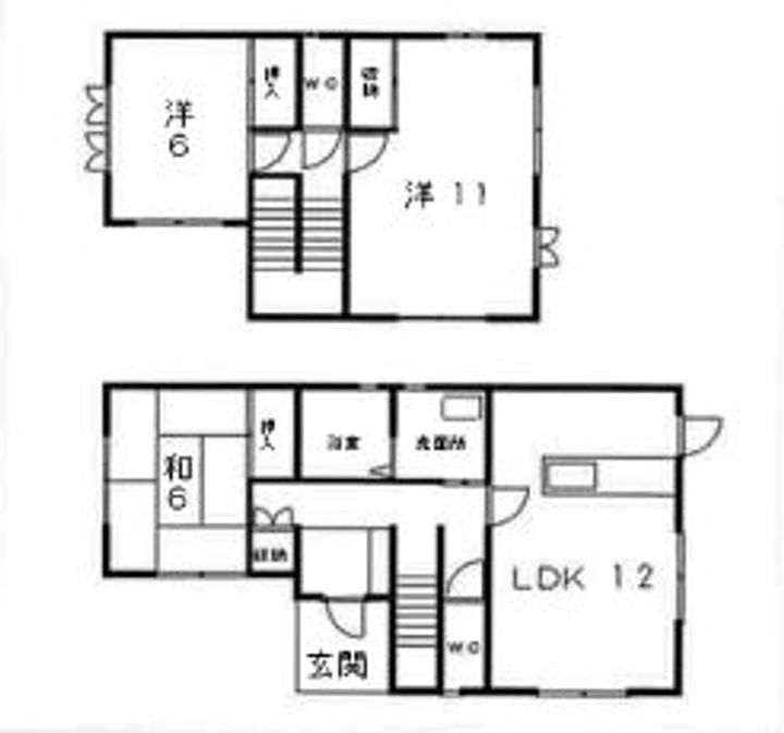 新潟県新潟市西区青山3(一戸建)の賃貸物件の間取り