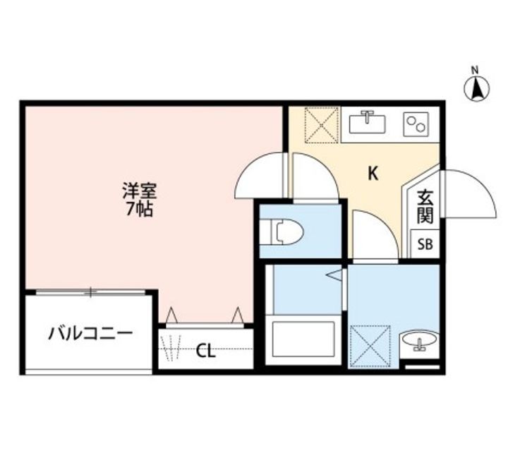 アヴァンティ東浦和の間取り