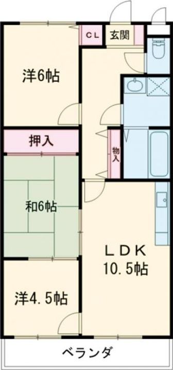 グレース深野の間取り