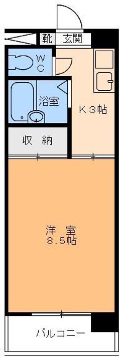 シティーハイツ湊町の間取り