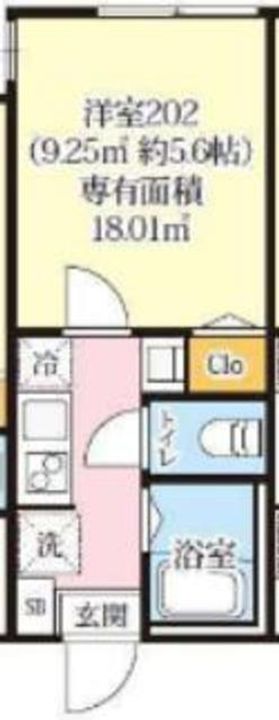 グリーンリヴィアSの間取り