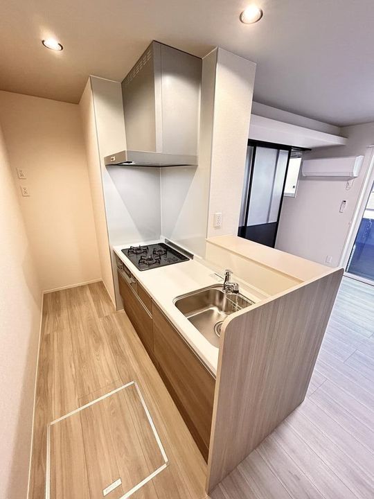 広島県東広島市西条町下見(アパート)の賃貸物件のキッチン