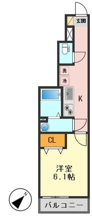 東京都江戸川区南篠崎町1(アパート)の賃貸物件の間取り