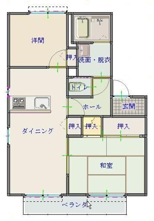 ユメリア D棟の間取り