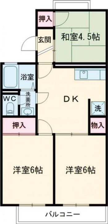 フォレストヒルズIの間取り