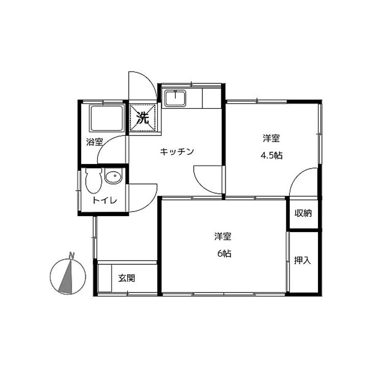 群馬県高崎市下豊岡町(一戸建)の賃貸物件の間取り