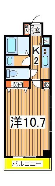 フラワーマンション天王台の間取り