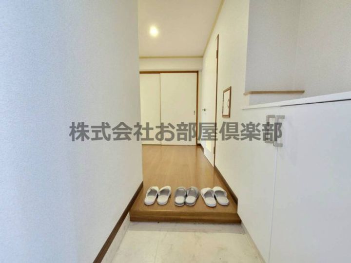 第二江頭ハイツの玄関