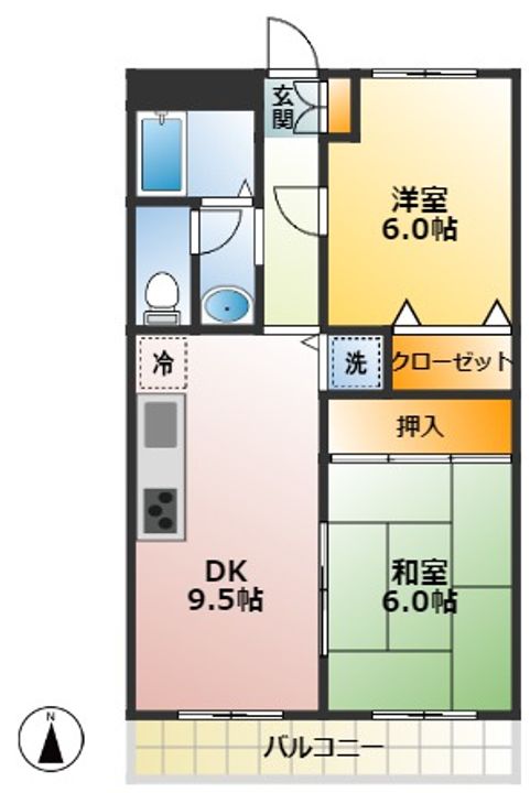 グレイスコートの間取り