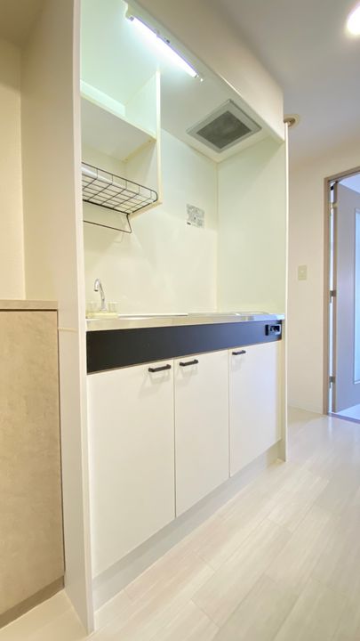 大阪府大阪市東淀川区西淡路3(マンション)の賃貸物件のキッチン