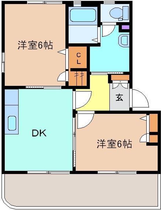 ロコ・カネッサ Aの間取り