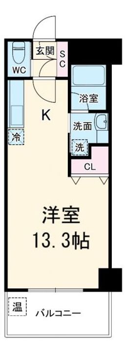 アクシア八芳の間取り