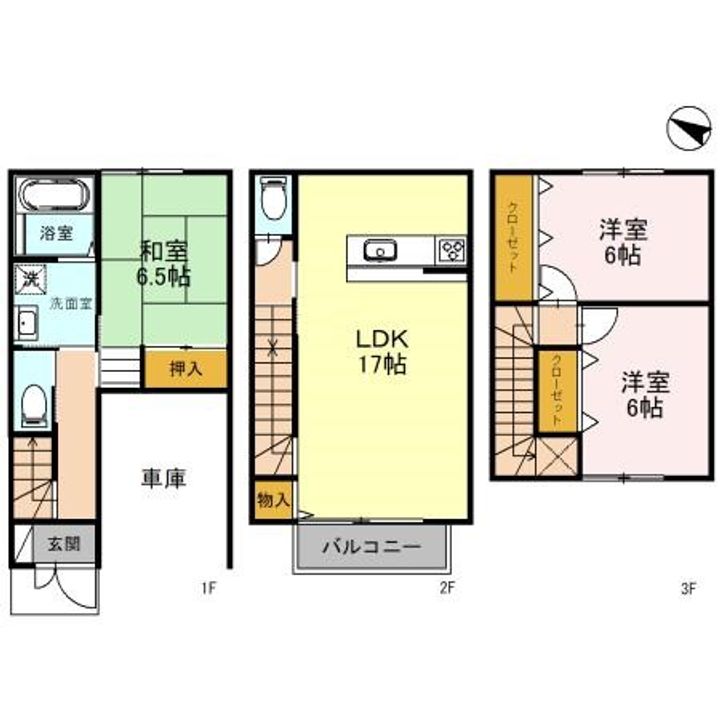 大阪府堺市南区深阪南(一戸建)の賃貸物件の間取り