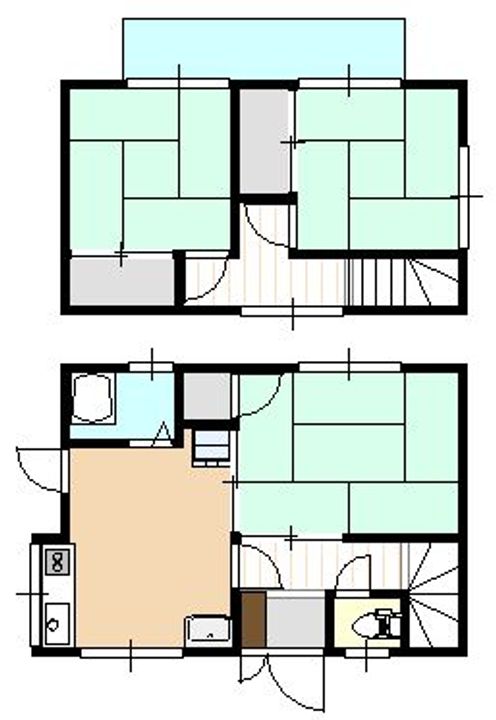 広島県福山市新涯町1(一戸建)の賃貸物件の間取り
