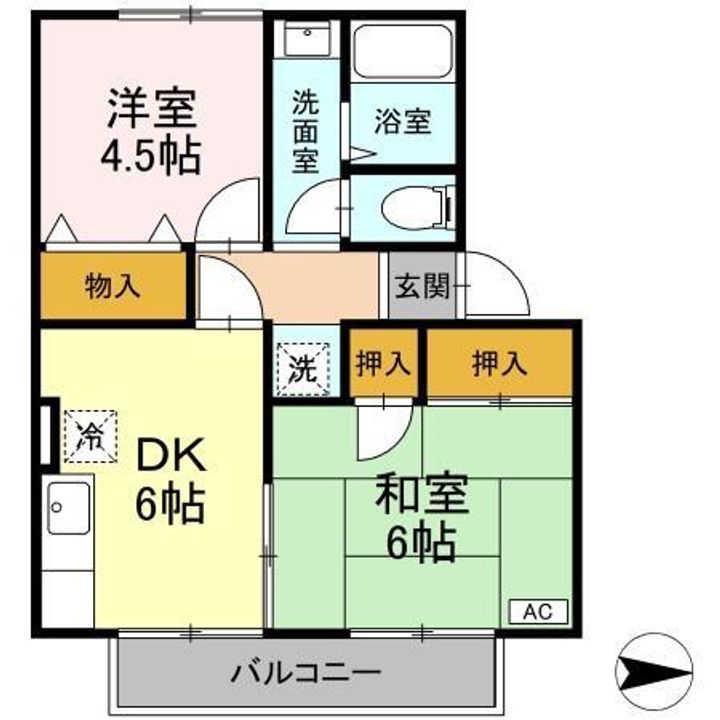クレール本郷の間取り