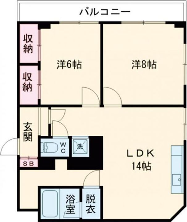 三和マンションの間取り