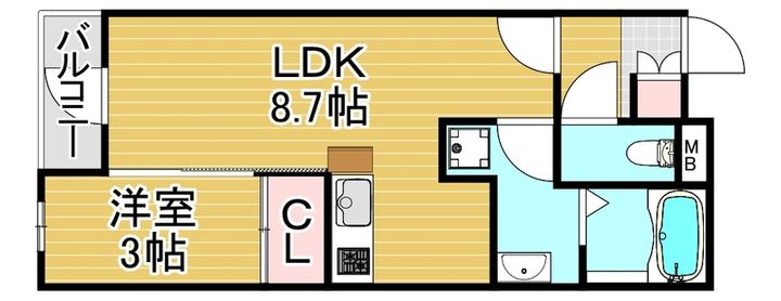 PHOENIX千早の間取り