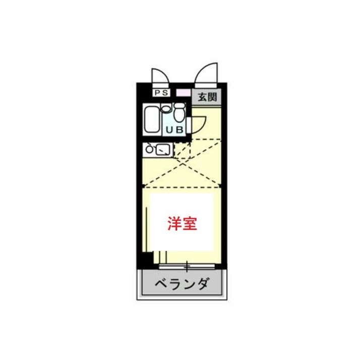東京都大田区中央8(マンション)の賃貸物件の間取り
