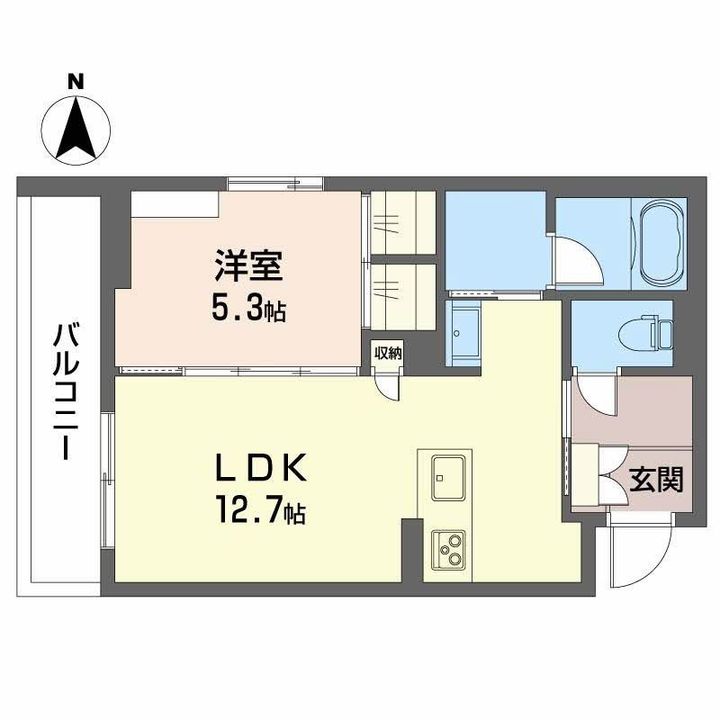 シャーメゾン 桜の間取り