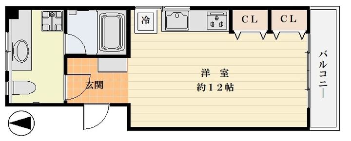 代々木高野マンションの間取り