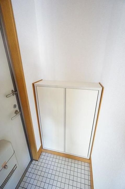 アネックス柳瀬Bの玄関