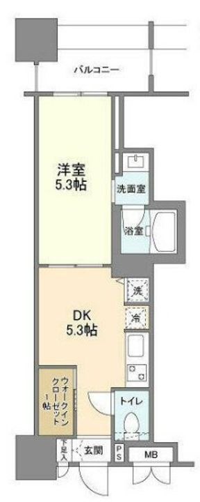 パークフラッツ横濱公園の間取り