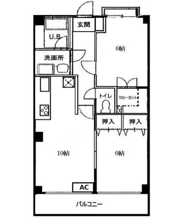 東京都板橋区四葉1(マンション)の賃貸物件の間取り