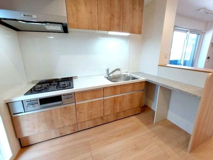 アサヒパレス久保田 B棟のキッチン