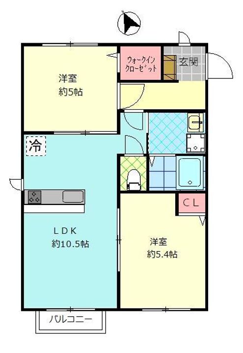 Eフィールドの間取り
