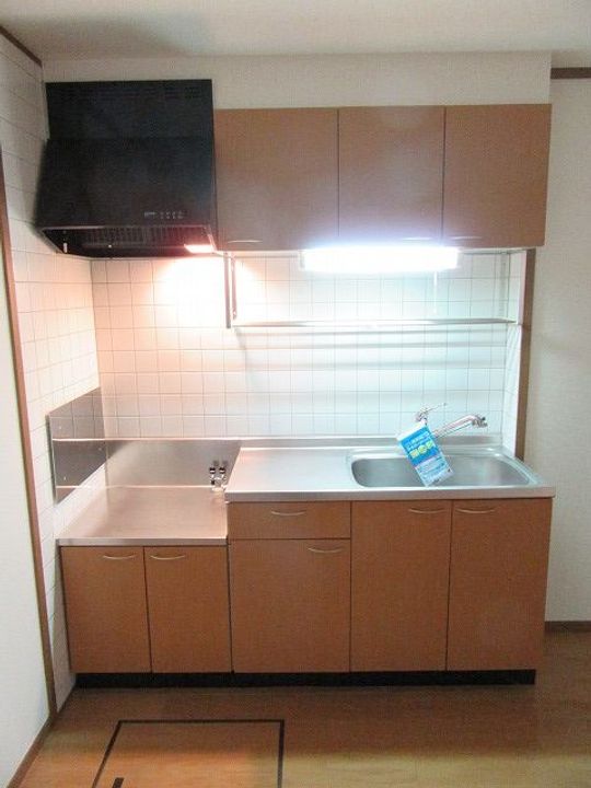 広島県安芸郡熊野町萩原2(アパート)の賃貸物件のキッチン