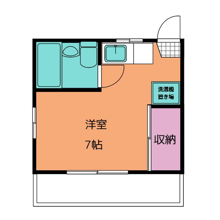 ハイツイイジマの間取り
