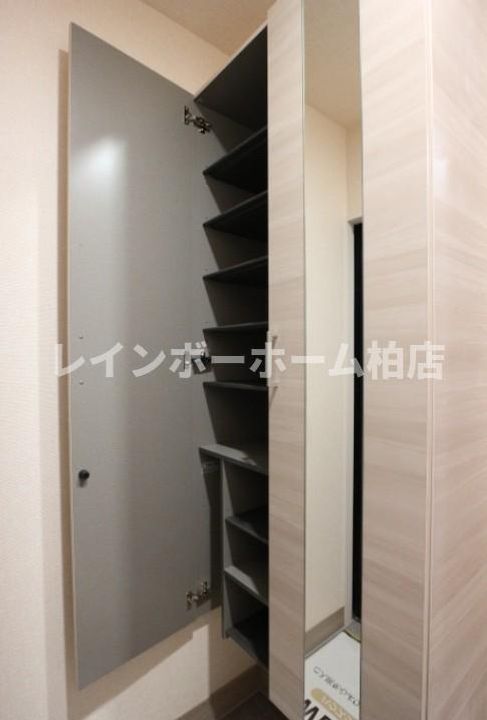 千葉県柏市中十余二(マンション)の賃貸物件の玄関