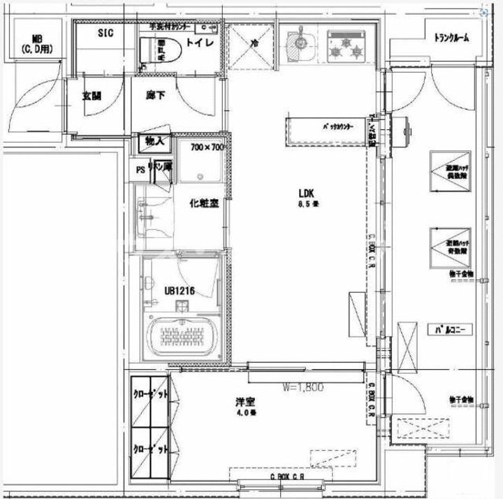 クラッシーコート北大塚の間取り