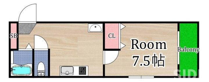 ラフォーレ都島北通の間取り