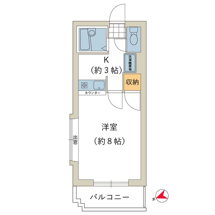 リーベさつまの間取り