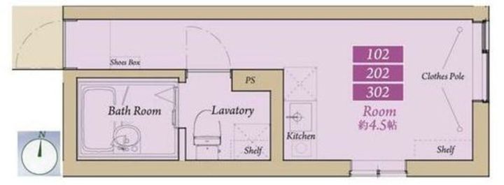 ロータスガーデン住吉の間取り