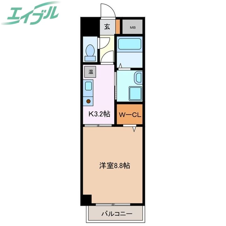 ヴィラナインの間取り
