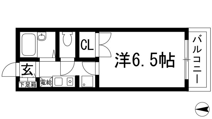 シャトー花屋敷の間取り