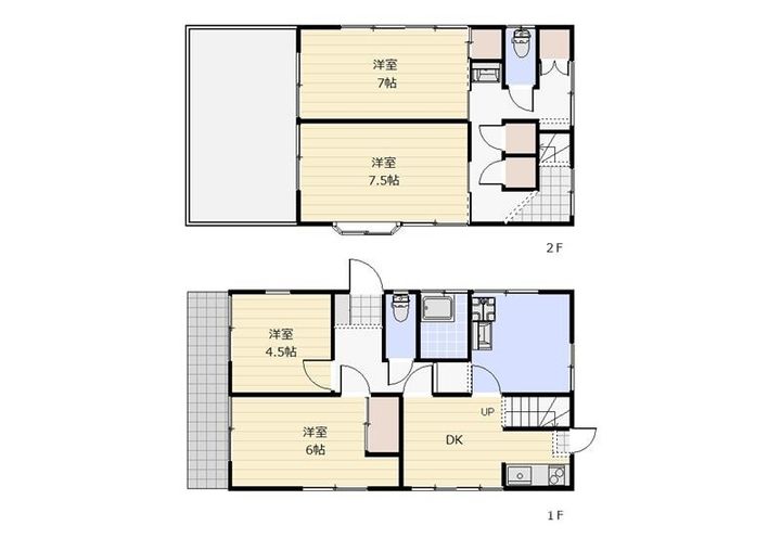 埼玉県朝霞市溝沼5(一戸建)の賃貸物件の間取り