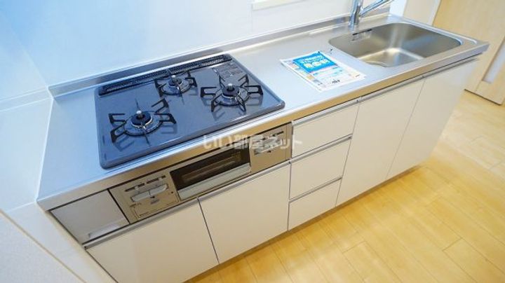 埼玉県深谷市曲田(アパート)の賃貸物件のキッチン