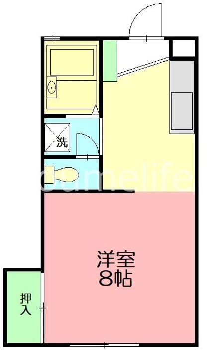 神奈川県茅ヶ崎市浜竹2(アパート)の賃貸物件の間取り