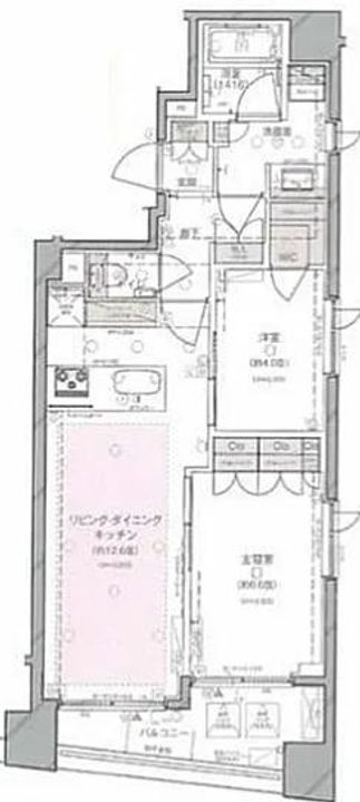 グリーンパーク水天宮前の間取り