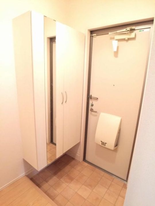 栃木県宇都宮市江曽島町(一戸建)の賃貸物件の玄関