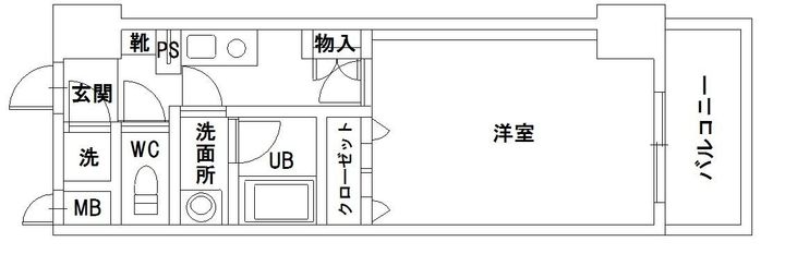 グラティア白楽の間取り