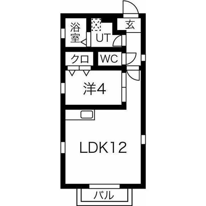 愛知県名古屋市守山区新守町(アパート)の賃貸物件の間取り