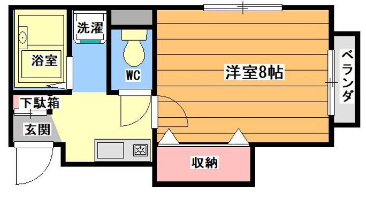 アクール藤の間取り