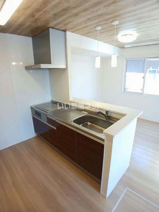 新潟県糸魚川市大字田海(アパート)の賃貸物件のキッチン