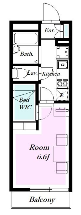 神奈川県川崎市川崎区四谷下町(マンション)の賃貸物件の間取り