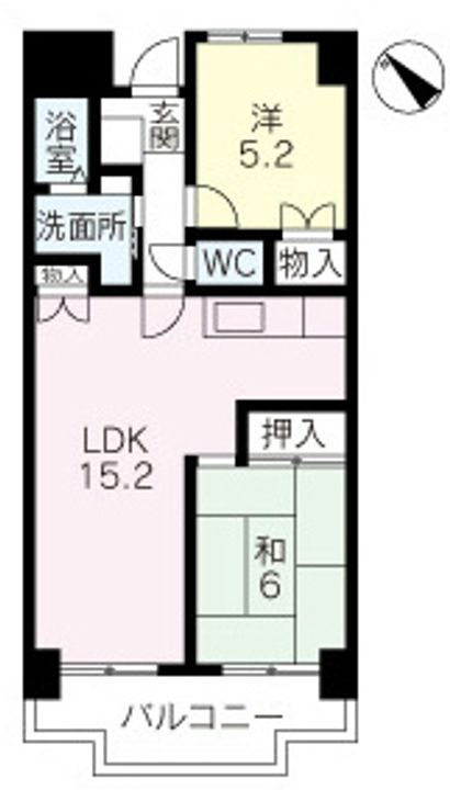 神奈川県藤沢市湘南台5(マンション)の賃貸物件の間取り