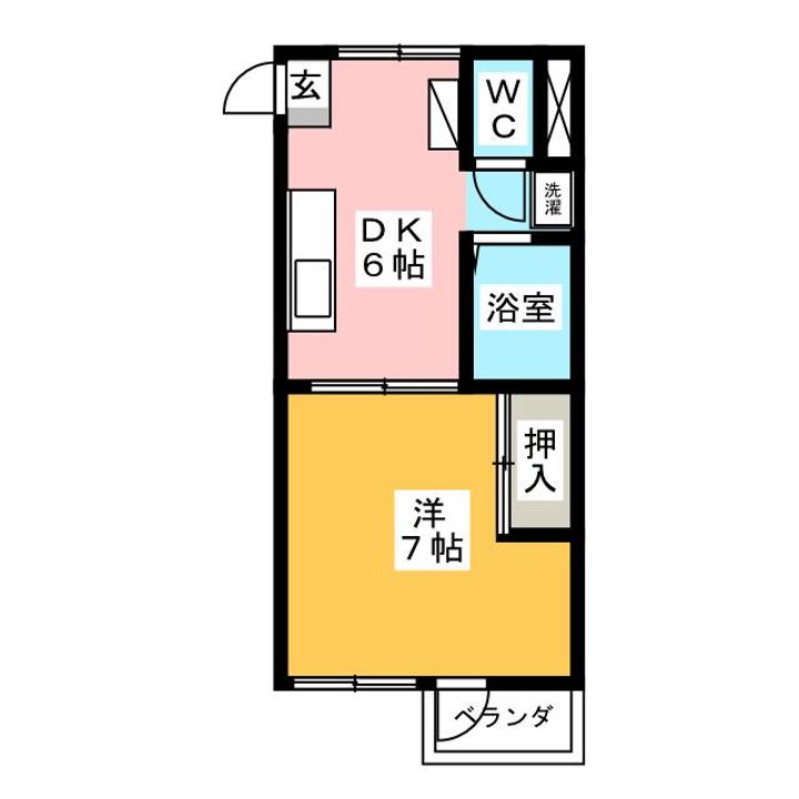 フラワーハイツの間取り